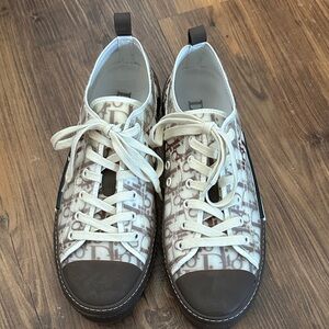 Dior Excellent condition Monogram Sneakers brown size 44 made in Italy